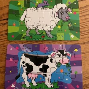 Wooden Puzzle Set - Farm Animals